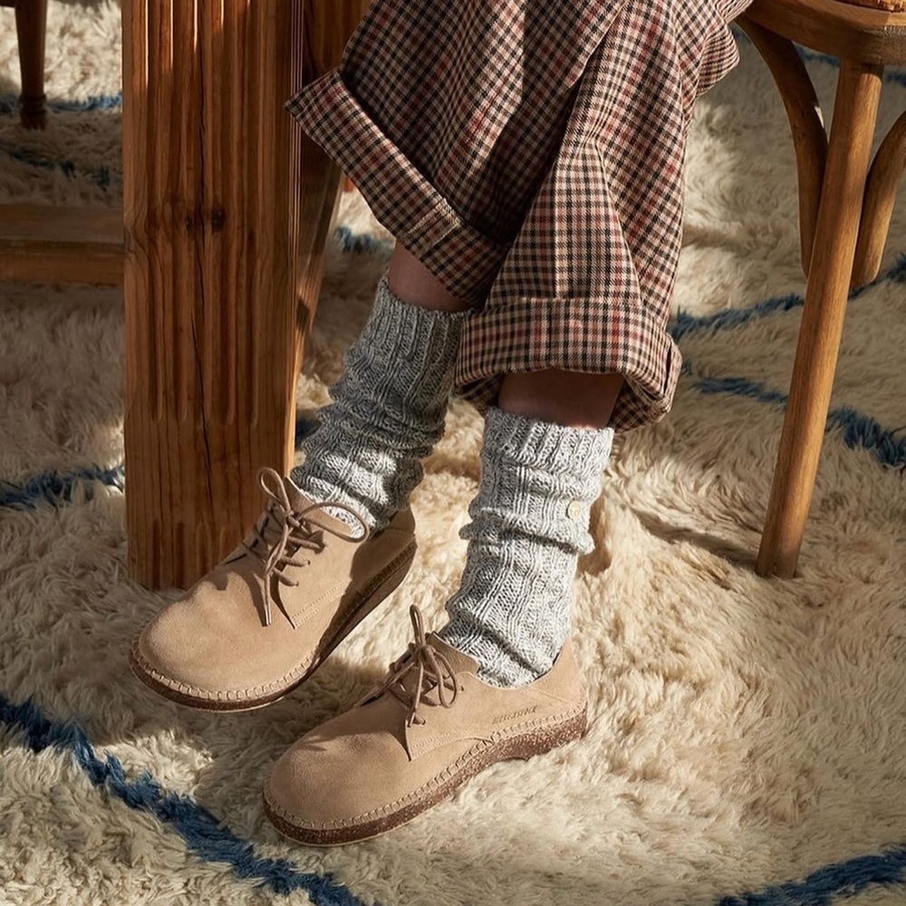 Gary suede taupe Birkenstock unisex shoes size 37